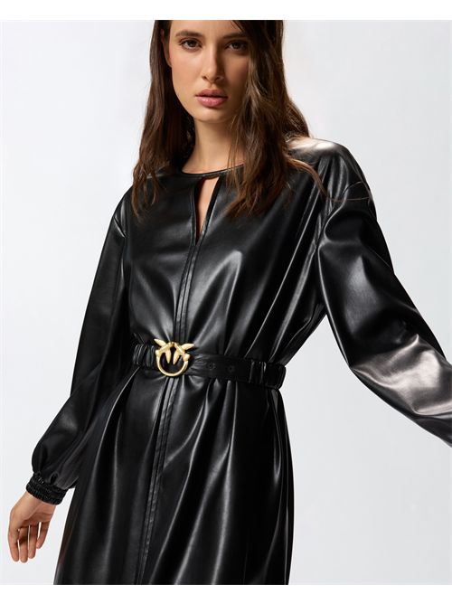 Abito corto effetto pelle PINKO | 105587A2P4/Z99